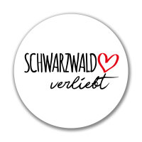 Aufkleber Schwarzwald verliebt Sticker 10cm