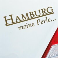Auto Aufkleber Hansestadt Hamburg meine Perle Reeperbahn...